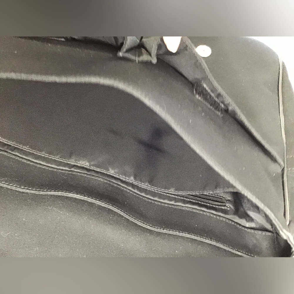 Coach Black Leather Canvas Messenger laptop Bag - Picture 12 of 16
